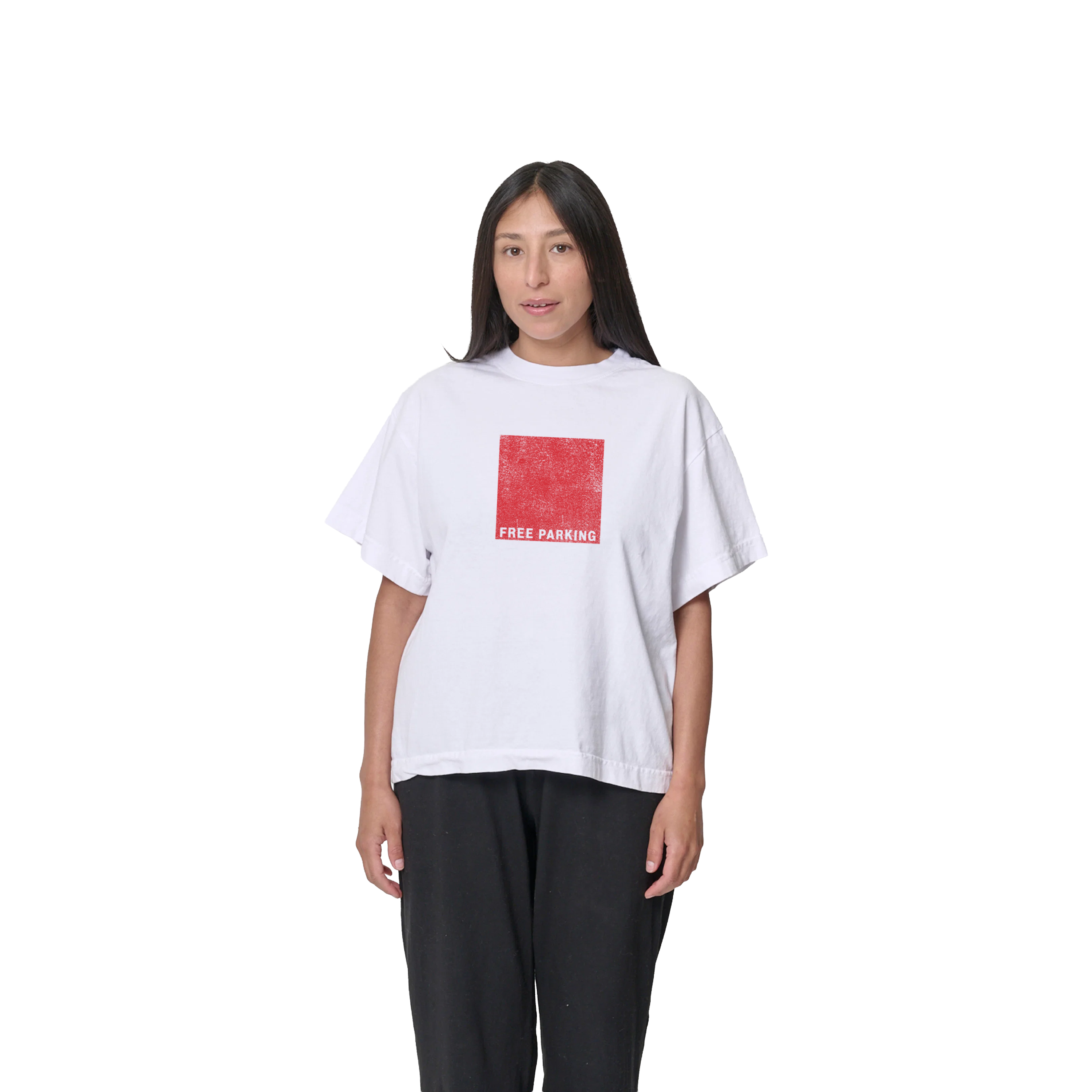 LOGO BOX Tee (White)