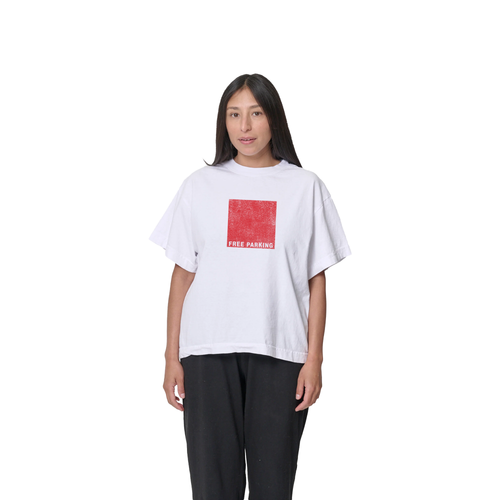 LOGO BOX Tee (White)